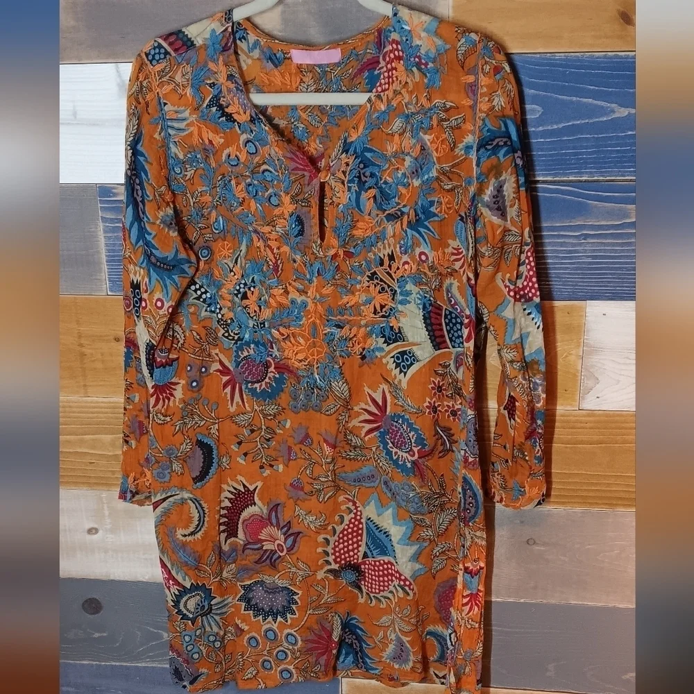 Nyla & Noelle Dress M Paisley Bohemian